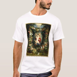 The Virgin and child in a garland of fruit and flo T-Shirt