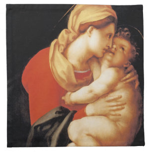 The Virgin and Child Napkin