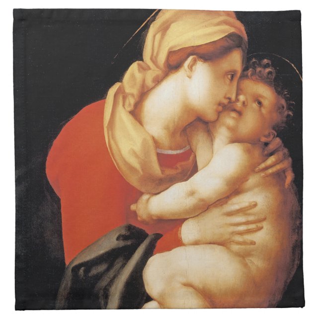 The Virgin and Child Napkin (Front)