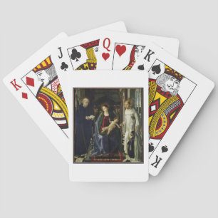 The Virgin and Child (oil) Poker Cards
