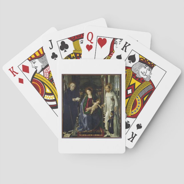 The Virgin and Child (oil) Poker Cards (Back)