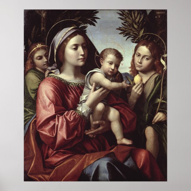 The Virgin and Child Poster (Front)