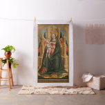 “The Virgin and Child” religious art custom fabric