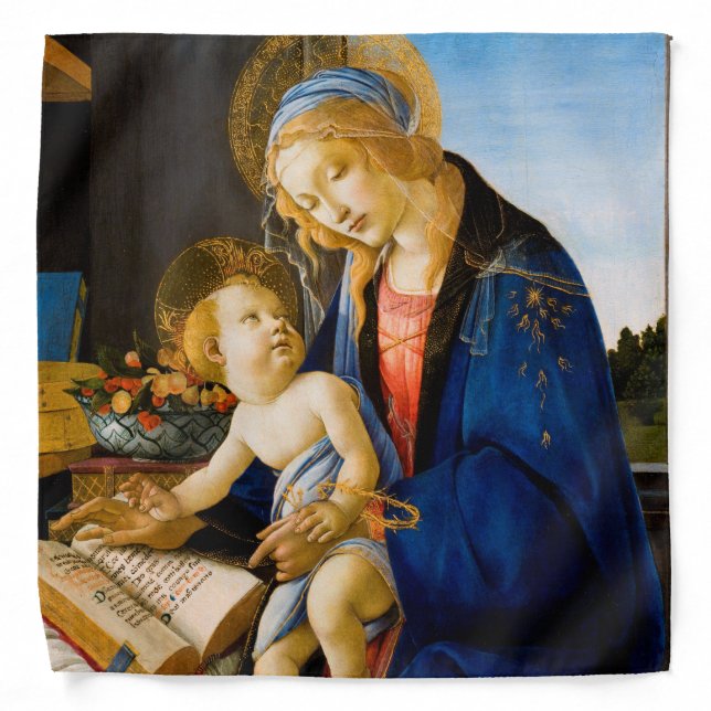 The Virgin and Child, Sandro Botticelli Bandana (Front)