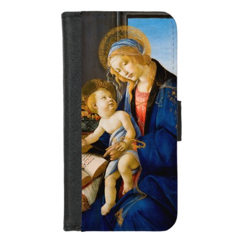 The Virgin and Child Sandro Botticelli iPhone 87 Wallet Case