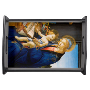 The Virgin and Child, Sandro Botticelli Serving Tray