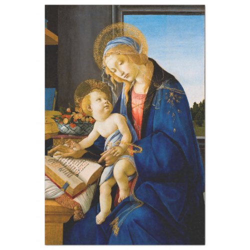 The Virgin and Child Sandro Botticelli Tissue Paper