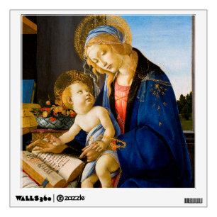 The Virgin and Child, Sandro Botticelli Wall Decal