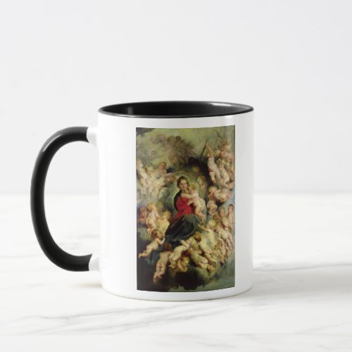 The Virgin and Child surrounded Mug