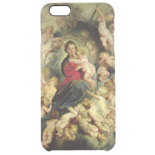 The Virgin and Child surrounded Clear iPhone 6 Plus Case