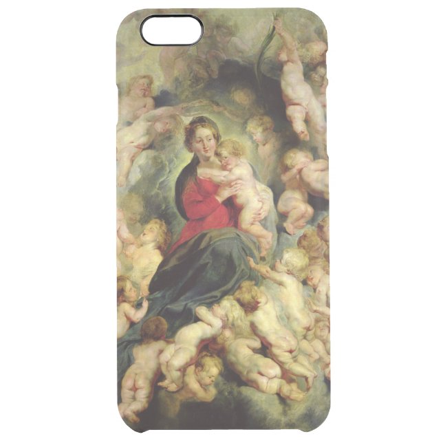 The Virgin and Child surrounded Uncommon iPhone Case (Back)
