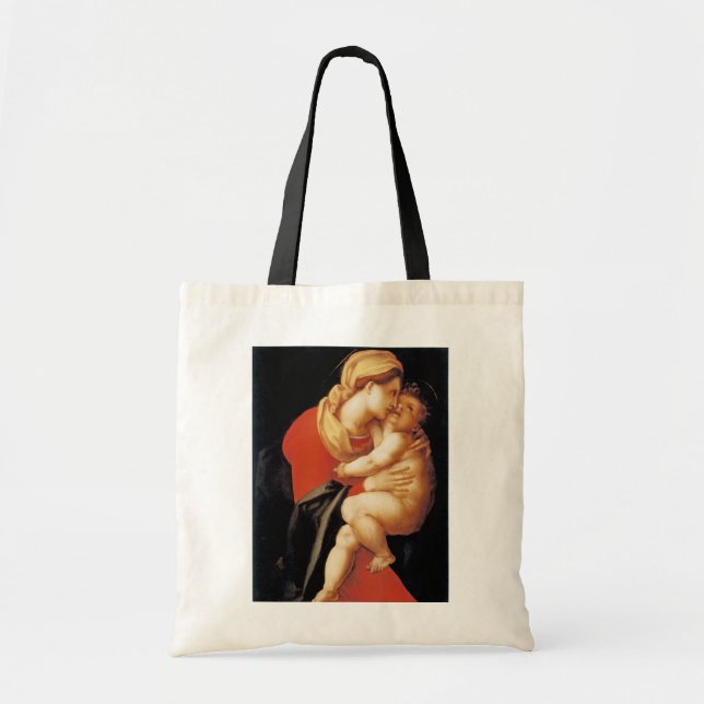 The Virgin and Child Tote Bag (Front)