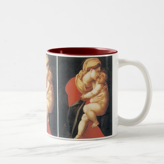 The Virgin and Child Two-Tone Coffee Mug (Right)