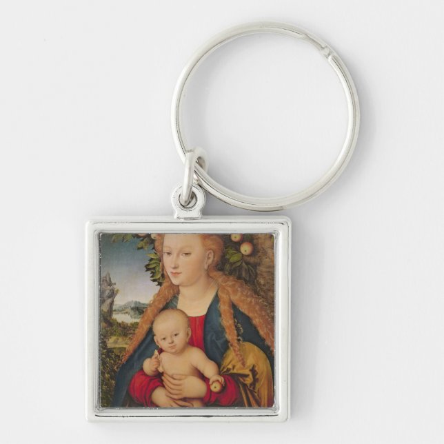 The Virgin and Child under an Apple Tree Keychain (Front)