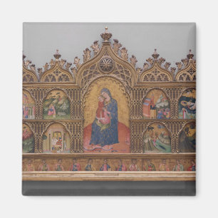 The Virgin and Child with Legendary Scenes Magnet