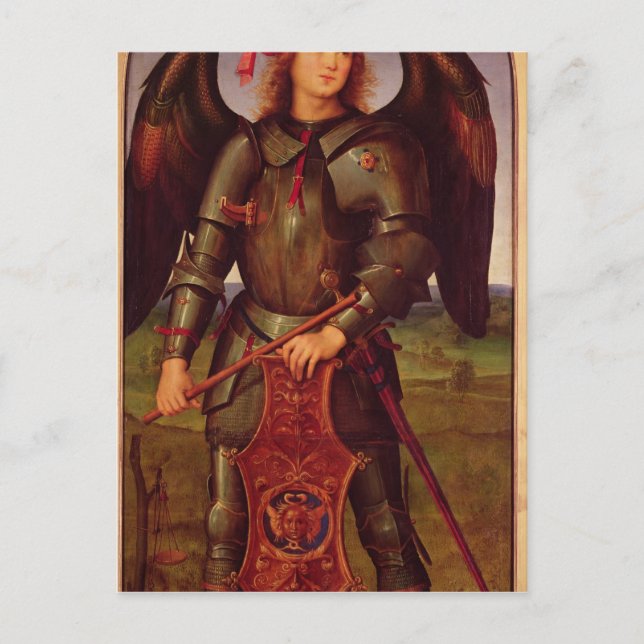The Virgin and Child with SS. Raphael and Postcard (Front)