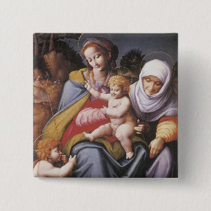 The Virgin and Child with St Elizabeth Button
