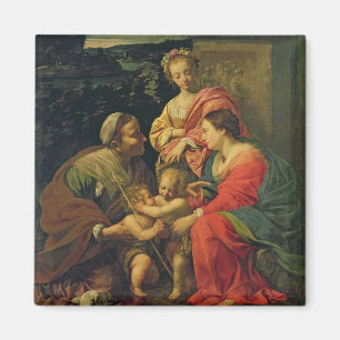 The Virgin and Child with St. Elizabeth, the Infan Magnet