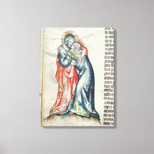 The Virgin and Christ, from the Passion of Canvas Print