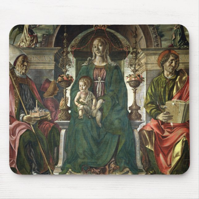The Virgin and Saints, 1474 Mouse Pad (Front)