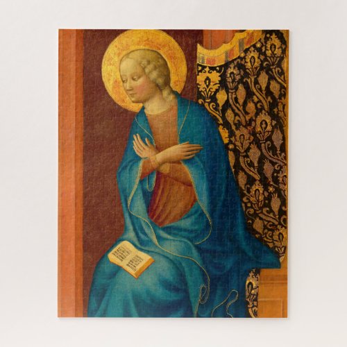 The Virgin Annunciate by Masolino da Panicale Jigsaw Puzzle