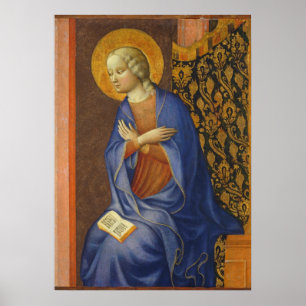 The Virgin Annunciate, c. 1430 (tempera on panel) Poster