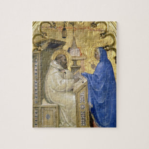 The Virgin appearing to St. Bernard, detail from a Jigsaw Puzzle