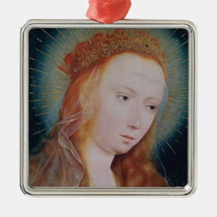 The Virgin at Prayer Metal Ornament