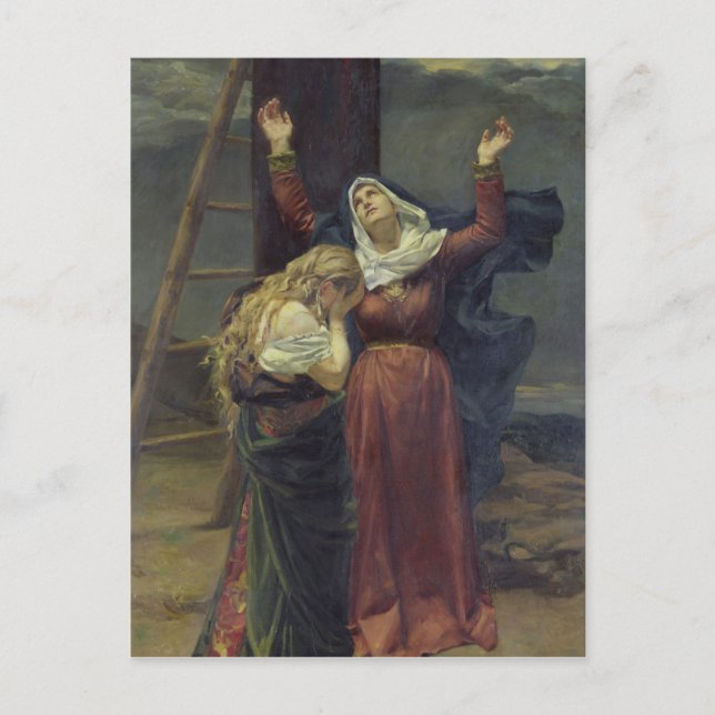 The Virgin at the Foot of the Cross Postcard (Front)