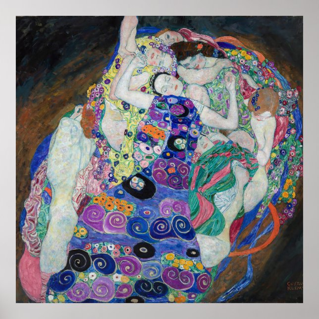 The Virgin by Gustav Klimt, 1913 Poster (Front)