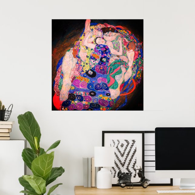 The Virgin by Gustav Klimt Poster (Home Office)