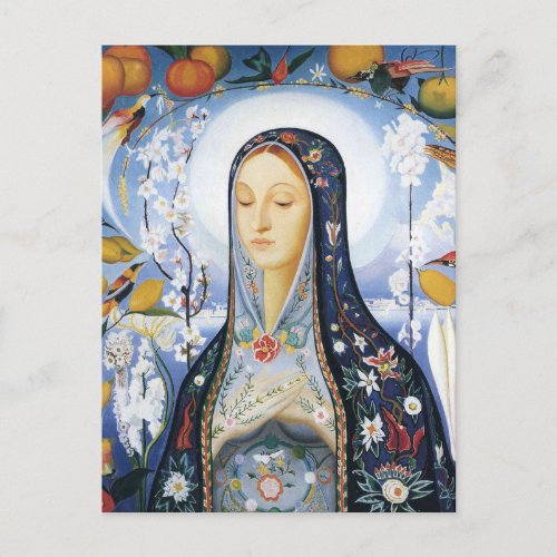 The Virgin by Joseph Stella Postcard