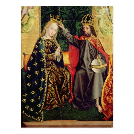 The Virgin Enthroned, from the Dome Altar, 1499 Postcard