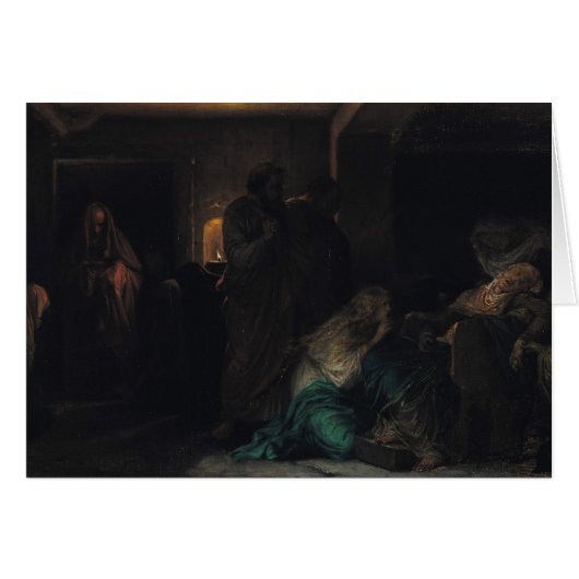 The Virgin Fainting, 1856 Cards (Front Horizontal)