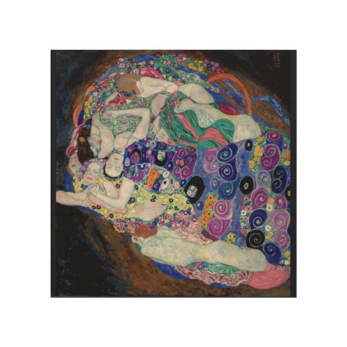 The Virgin Gustav Klimt Wood Wall Art