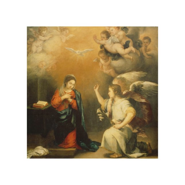 The Virgin Holiday  Wood Wall Art (Front)
