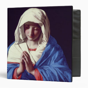 The Virgin in Prayer, 1640-50 (oil on canvas) Binder