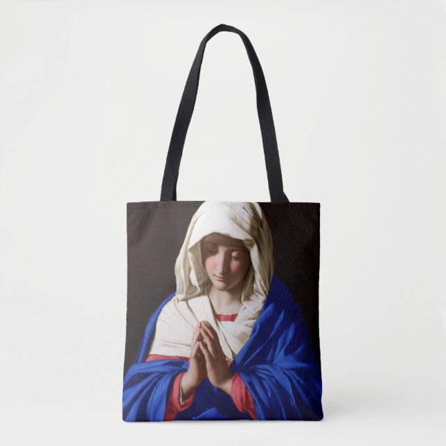 The Virgin in Prayer, Sassoferrato Tote Bag (Front)