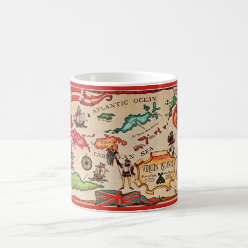 The Virgin Islands Map Mug