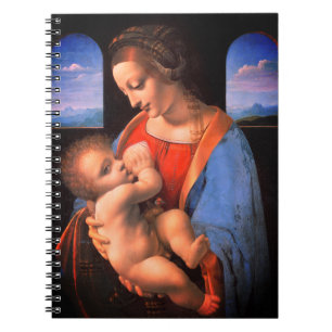 The Virgin Mary Breastfeeding The Christ Child-324 Notebook