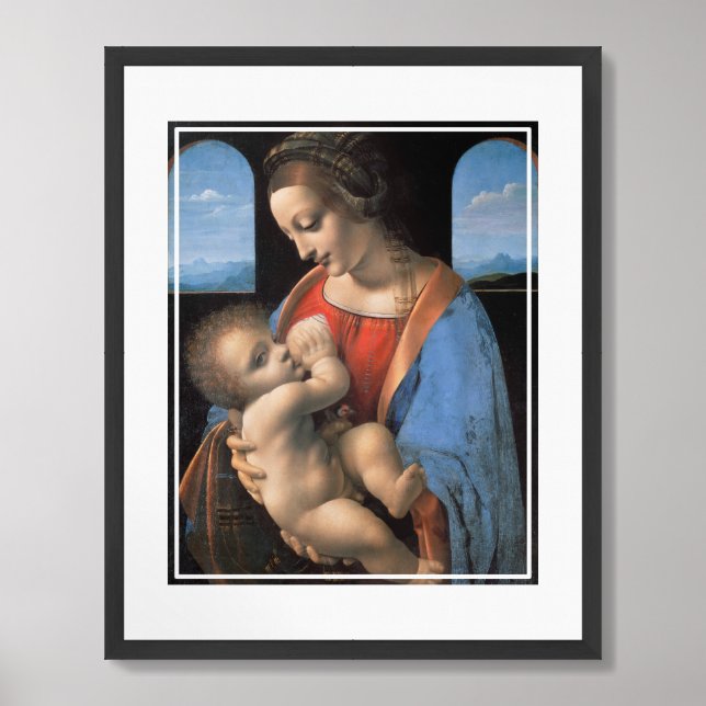 The Virgin Mary Breastfeeding The Christ Child Framed Art (Framed Front)