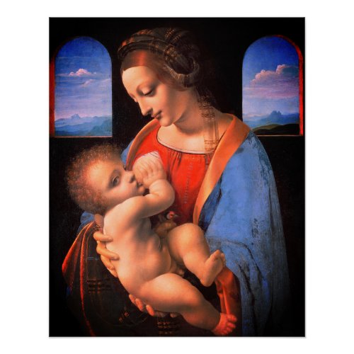 The Virgin Mary Breastfeeding The Christ Child Poster