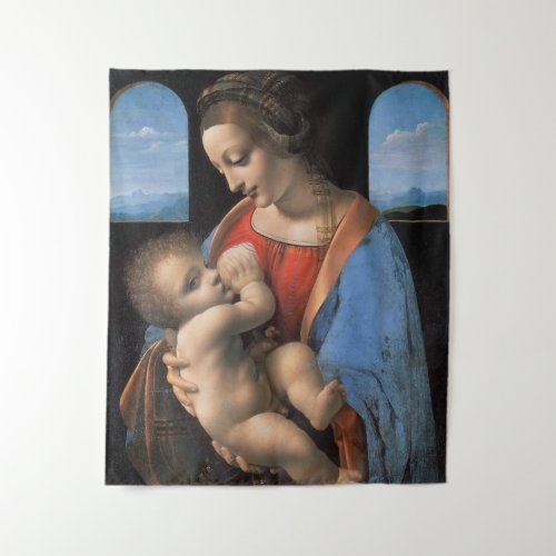 The Virgin Mary Breastfeeding The Christ Child Tapestry