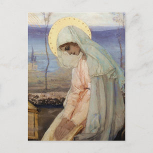 “The Virgin Mary” by Mikhail Nesterov Postcard