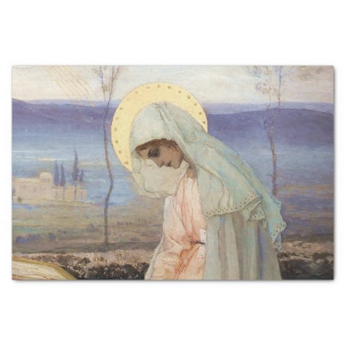 The Virgin Mary by Mikhail Nesterov Tissue Paper