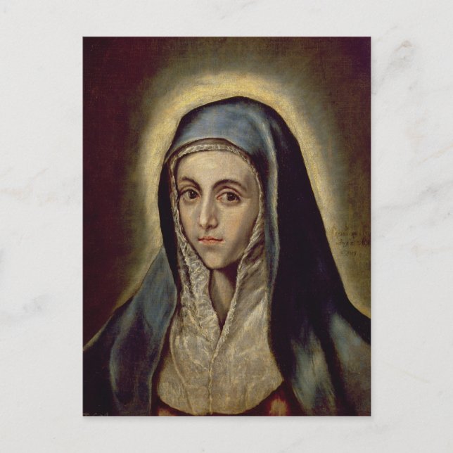 The Virgin Mary, c.1594-1604 Postcard (Front)