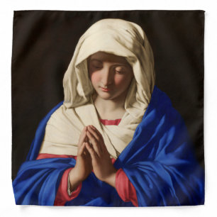 The Virgin Mary in Prayer Bandana