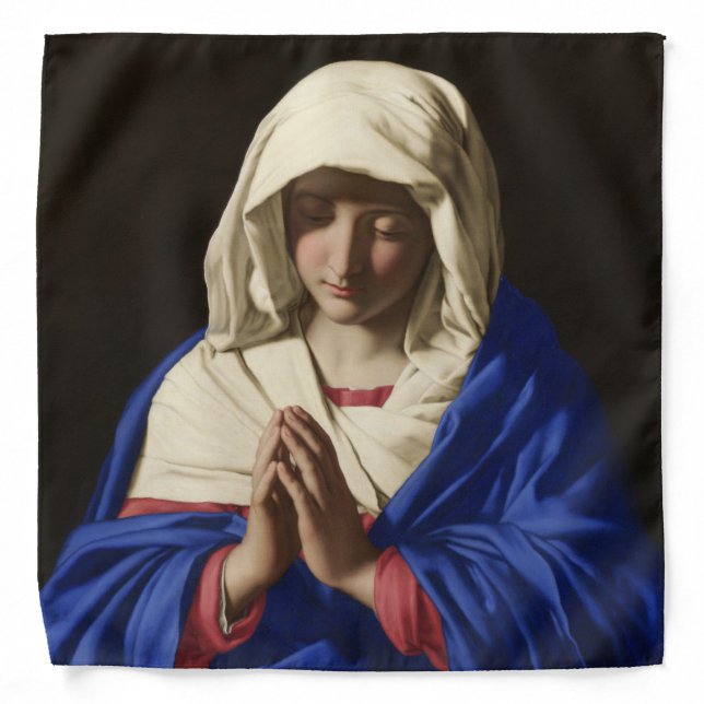 The Virgin Mary in Prayer Bandana (Front)
