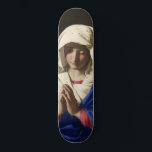 The Virgin Mary in Prayer Skateboard<br><div class="desc">This design features artwork by the Italian Baroque painter Giovanni Battista Salvi da Sassoferrato (1609–1685). It depicts the Virgin Mary with her hands clasped together as she prays. It is a devotional image that shows the sanctity of Jesus' mother. The work was completed circa 1645.</div>