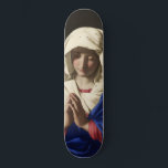 The Virgin Mary in Prayer Skateboard<br><div class="desc">This design features artwork by the Italian Baroque painter Giovanni Battista Salvi da Sassoferrato (1609–1685). It depicts the Virgin Mary with her hands clasped together as she prays. It is a devotional image that shows the sanctity of Jesus' mother. The work was completed circa 1645.</div>